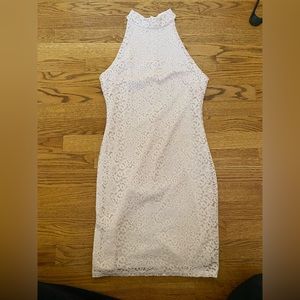 Women’s pink lacy dress